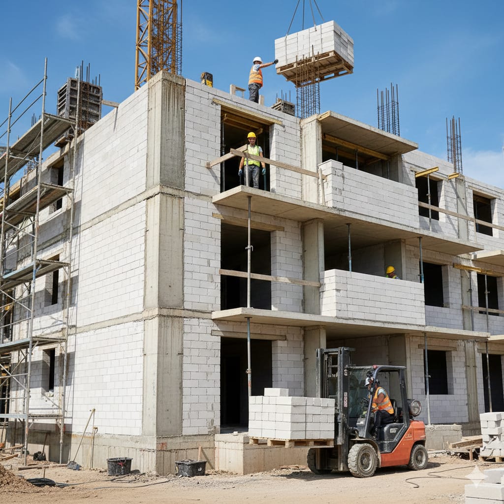 AAC Block Construction